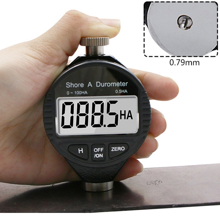 Electronic Digital Display Hard Meter Plastic Rubber Silicone Tire Hardness Meter, Model: 0-100HA A - Measuring Tools by buy2fix | Online Shopping UK | buy2fix