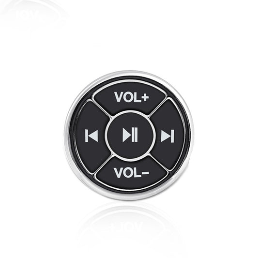 Car Mobile Phone Remote Control Bluetooth Wireless Multimedia Button Remote Control Music Playback Selfie, Colour: Silver - Bluetooth Car Kits by buy2fix | Online Shopping UK | buy2fix