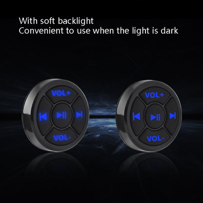 Car Mobile Phone Remote Control Bluetooth Wireless Multimedia Button Remote Control Music Playback Selfie, Colour: Silver - Bluetooth Car Kits by buy2fix | Online Shopping UK | buy2fix