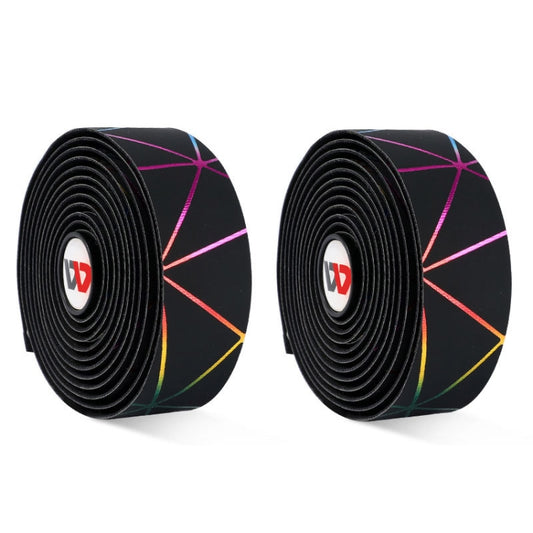 1 Pair WEST BIKING YP0804059 Road Bike Color Line Bar Belt PU Non-Slip Riding Bar Belt(Black Color) by WEST BIKING