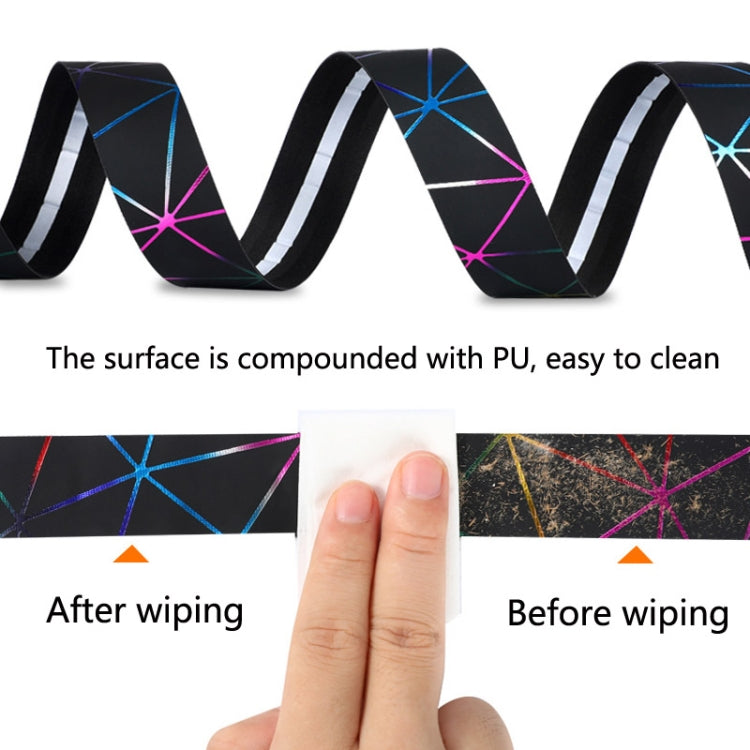 1 Pair WEST BIKING YP0804059 Road Bike Color Line Bar Belt PU Non-Slip Riding Bar Belt(Red Black) by WEST BIKING