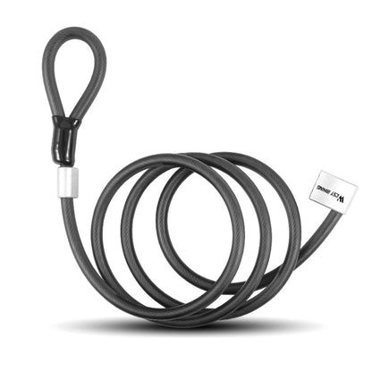 WEST BIKING YP0705066 Lengthen Steel Cable Lock Motorcycle Mountain Bike Bicycle Anti-Theft Lock(Cable Lock) by WEST BIKING