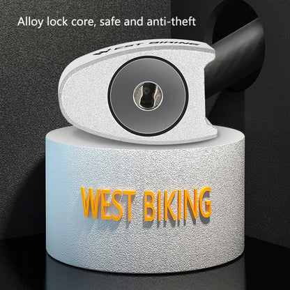 WEST BIKING YP0705066 Lengthen Steel Cable Lock Motorcycle Mountain Bike Bicycle Anti-Theft Lock(Cable Lock) by WEST BIKING