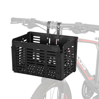 WEST BIKING Bicycle Basket Foldable Quick Release Basket Portable Food Basket by WEST BIKING