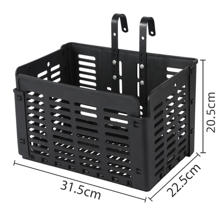 WEST BIKING Bicycle Basket Foldable Quick Release Basket Portable Food Basket by WEST BIKING