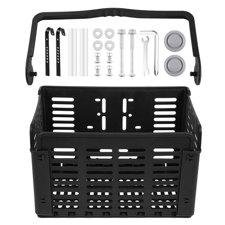 WEST BIKING Bicycle Basket Foldable Quick Release Basket Portable Food Basket by WEST BIKING