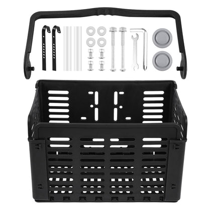 WEST BIKING Bicycle Basket Foldable Quick Release Basket Portable Food Basket by WEST BIKING