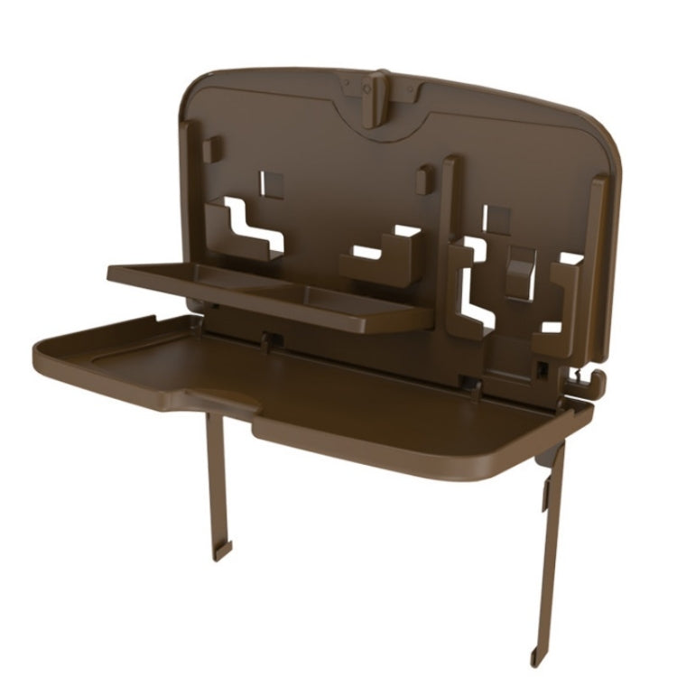 Car Seat Back Sundries And Beverage Storage Tray(Brown) by buy2fix
