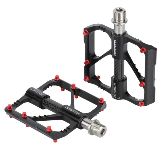 1 paire PROMEND titane axe carbone Tube vélo pédale VTT vélo de route 3 Palin pédale PD-M86C-TI