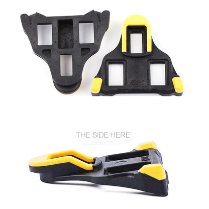 PROMEND Road Mountain Bike Shoe Lock Cleat Self-Locking Pedal Cleat(Highway Car Lock Yellow) - Pedals by PROMEND | Online Shopping UK | buy2fix
