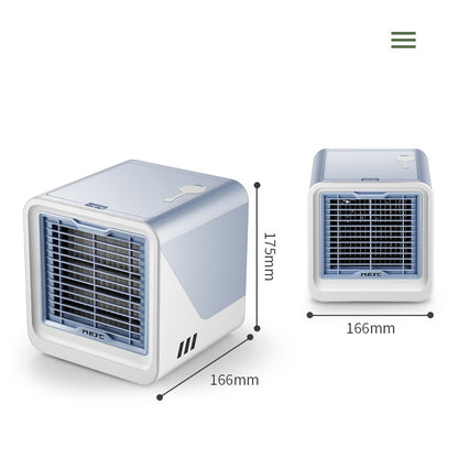 MG -191 Mini Air Cooler Home Dormitory Office Air Conditioning Fan Portable Small Desktop USB Fan(Classic Black) - Electric Fans by buy2fix | Online Shopping UK | buy2fix
