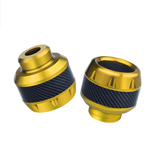 1pair TF-1783 Motorcycle Accessories Modified Electric Car Anti-Drop Cup Aluminum Alloy Shock Absorption Front Fork Cup(Gold) - Protective Gear by buy2fix | Online Shopping UK | buy2fix
