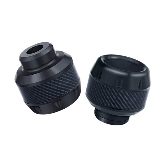 1pair TF-1783 Motorcycle Accessories Modified Electric Car Anti-Drop Cup Aluminum Alloy Shock Absorption Front Fork Cup(Black) - Protective Gear by buy2fix | Online Shopping UK | buy2fix