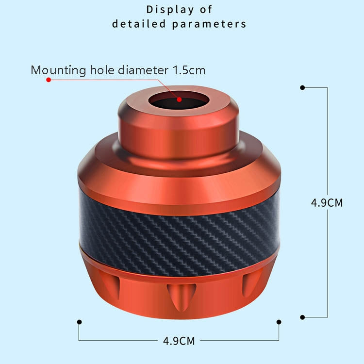 1pair TF-1783 Motorcycle Accessories Modified Electric Car Anti-Drop Cup Aluminum Alloy Shock Absorption Front Fork Cup(Red) - Protective Gear by buy2fix | Online Shopping UK | buy2fix