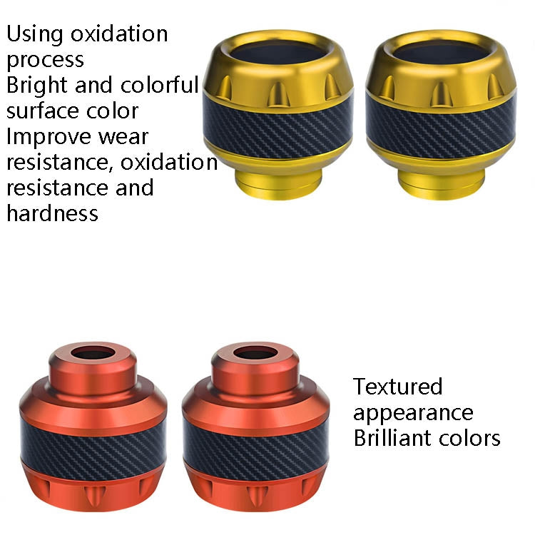 1pair TF-1783 Motorcycle Accessories Modified Electric Car Anti-Drop Cup Aluminum Alloy Shock Absorption Front Fork Cup(Red) - Protective Gear by buy2fix | Online Shopping UK | buy2fix