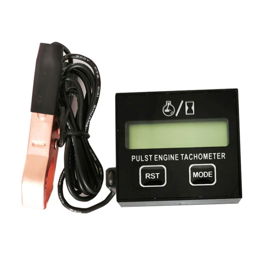ZSB-03 Chain Saw Tachometer Gasoline Engine Lawn Mower High Tachometer Digital Display Induction Pulse Tachometer, Specification: Double Button Clip Version - Electrical System by buy2fix | Online Shopping UK | buy2fix