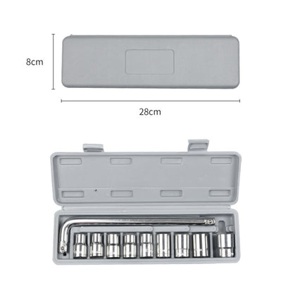 10 PCS / Set CY-0117 Sleeve Combination Tool Set Ratchet Repair Emergency Tricycle Auto Repair Multi-Function Set - Hand Tool Sets by buy2fix | Online Shopping UK | buy2fix