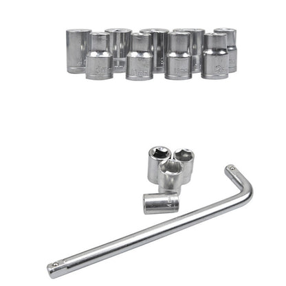 10 PCS / Set CY-0117 Sleeve Combination Tool Set Ratchet Repair Emergency Tricycle Auto Repair Multi-Function Set - Hand Tool Sets by buy2fix | Online Shopping UK | buy2fix
