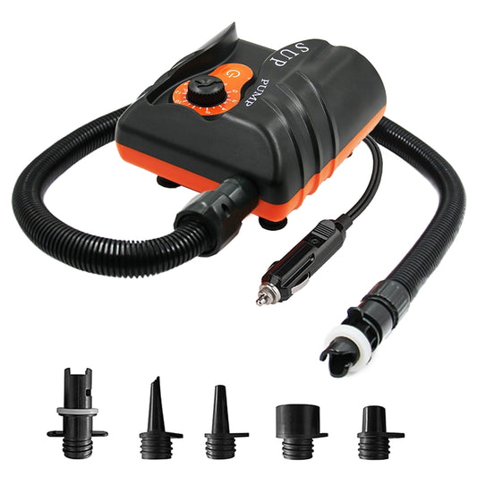 HT-785 Paddle Board 16PSI High Pressure Car Inflatable Pump 12V Electric Air Pump With 6 Connectors - Inflatable Pump by buy2fix | Online Shopping UK | buy2fix