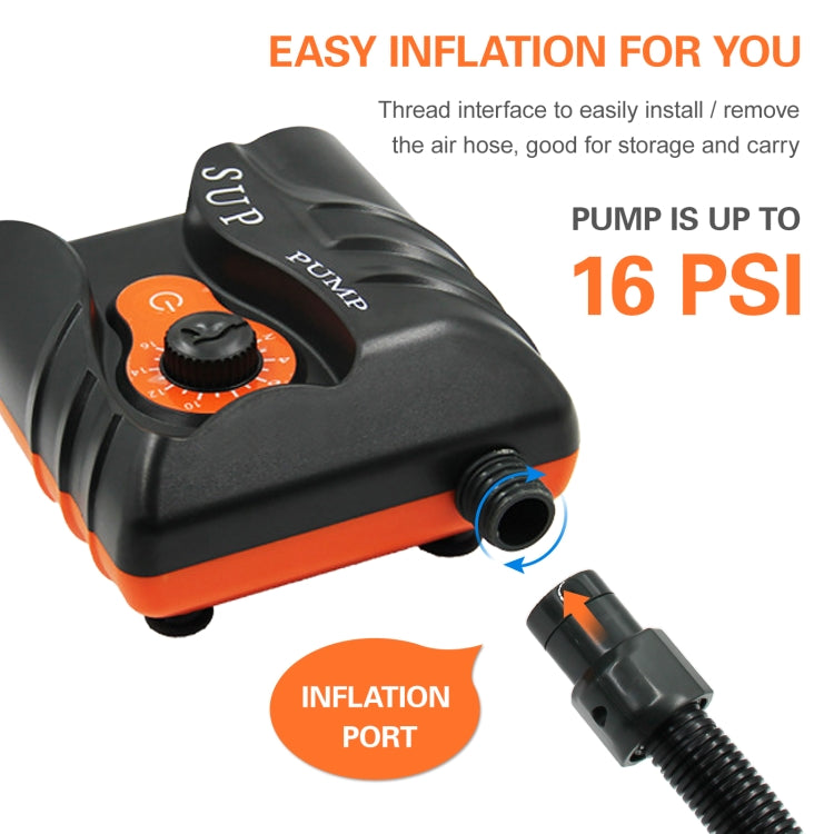 HT-785 Paddle Board 16PSI High Pressure Car Inflatable Pump 12V Electric Air Pump With 6 Connectors - Inflatable Pump by buy2fix | Online Shopping UK | buy2fix