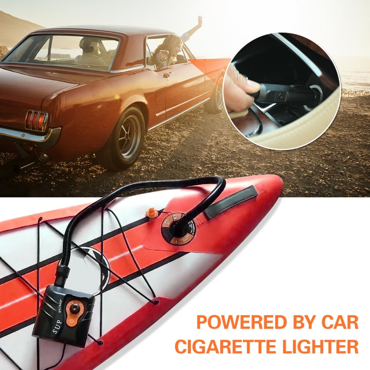 HT-785 Paddle Board 16PSI High Pressure Car Inflatable Pump 12V Electric Air Pump With 6 Connectors - Inflatable Pump by buy2fix | Online Shopping UK | buy2fix