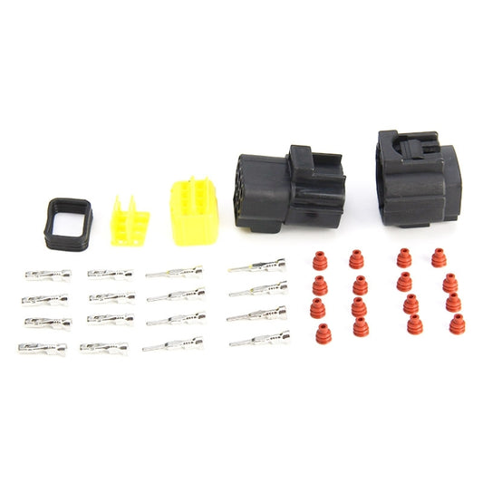 4 Sets  DJ70816Y 8 Holes Automobile Waterproof Plug Connector Automobile Plug-In Oil Pump Wiring Harness Generator Plug Set - Cables & Connectors by buy2fix | Online Shopping UK | buy2fix