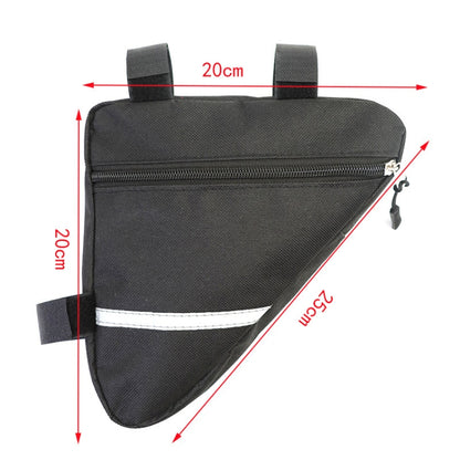 Bicycle Trailer Rope Parent-Child Tensile Traction Rope(Black + Triangle Bag) by buy2fix