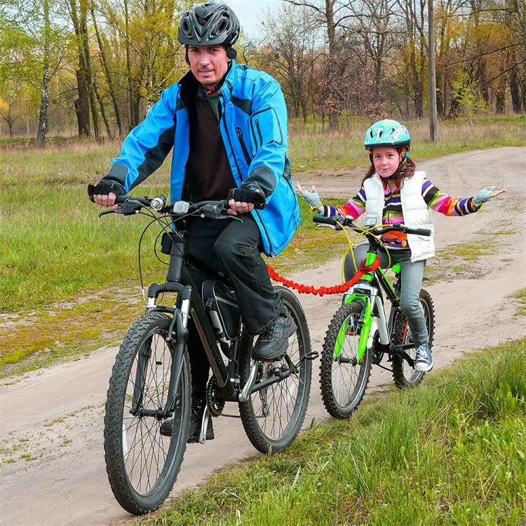 Bicycle Trailer Rope Parent-Child Tensile Traction Rope(Blue + Triangle Bag) by buy2fix