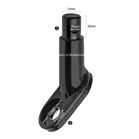 Baby Pet Debris Bicycle Trailer Accessories Traction Head, Style: Without Buckle by buy2fix