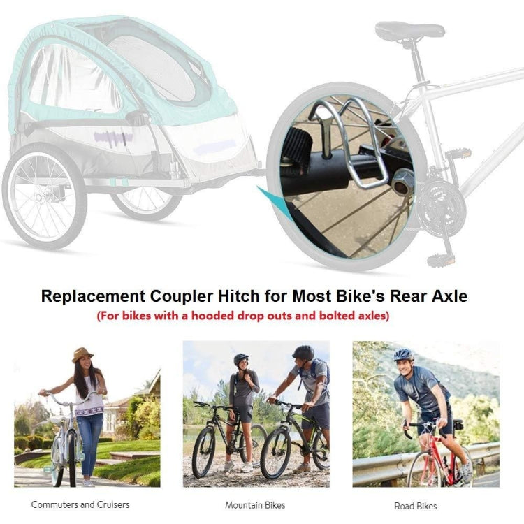 Baby Pet Debris Bicycle Trailer Accessories Traction Head, Style: With Buckle by buy2fix