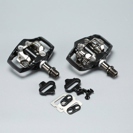 PD-M8020 Mountain Bike Bicycle Self-Locking Pedal With Buckle(Black) - Pedals by buy2fix | Online Shopping UK | buy2fix