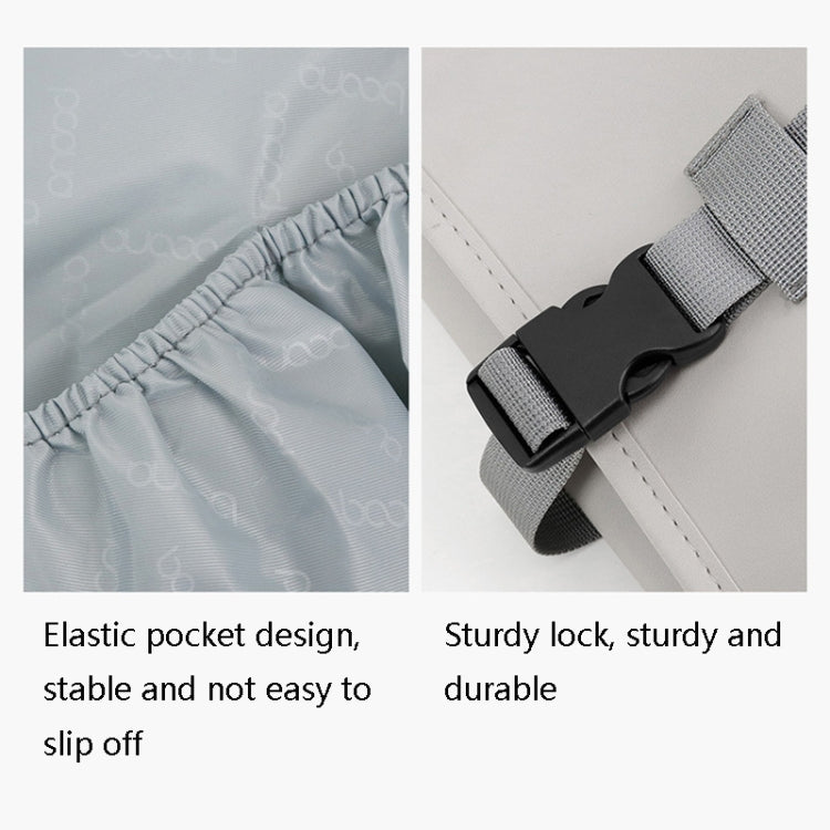 Baona BN-DS004 PU Leather Portable Storage Bag For Dyson Hair Curler(Grey) - For Dyson Accessories by Baona | Online Shopping UK | buy2fix