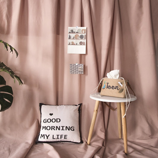 1 x 1.2m Photo Background Cloth Increased Widened Photography Cloth Live Broadcast Solid Color Cloth(Bean Sand Color) - Solid Color by buy2fix | Online Shopping UK | buy2fix