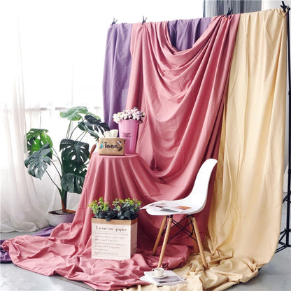 1 x 1.2m Photo Background Cloth Increased Widened Photography Cloth Live Broadcast Solid Color Cloth(White) - Solid Color by buy2fix | Online Shopping UK | buy2fix