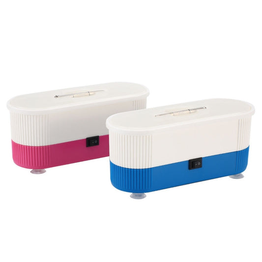 3 in 1 Glasses Cleaning Machine Small Contact Lens Glasses Jewelry Watch Cleaner(Pink) - Ultrasonic Cleaner by buy2fix | Online Shopping UK | buy2fix