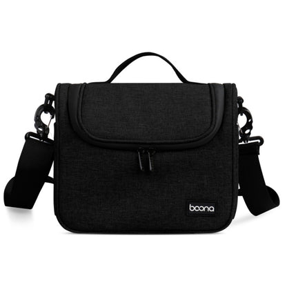 Baona BN-H011 Digital SLR Camera Bag Lens Storage Shoulder Bag(Black) - Strap Satchel by Baona | Online Shopping UK | buy2fix