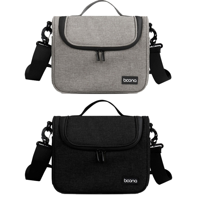 Baona BN-H011 Digital SLR Camera Bag Lens Storage Shoulder Bag(Gray) - Strap Satchel by Baona | Online Shopping UK | buy2fix