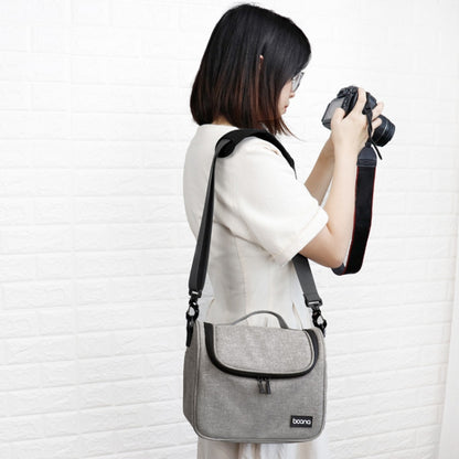 Baona BN-H011 Digital SLR Camera Bag Lens Storage Shoulder Bag(Gray) - Strap Satchel by Baona | Online Shopping UK | buy2fix