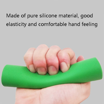 MEROCA Mountain Bike Grip Cover Shock Absorbic Silicone Handlebar Sponge Cover(Green) - Bicycle Grips by buy2fix | Online Shopping UK | buy2fix
