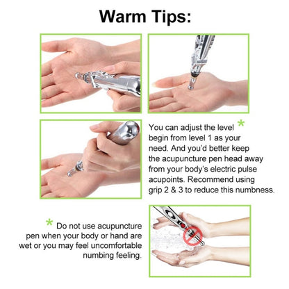 Circulating Energy Automatic Point Finding Meridian Pen Home Pain Electronic Acupuncture Pen Specifications： Only Pen - Massage & Relaxation by buy2fix | Online Shopping UK | buy2fix