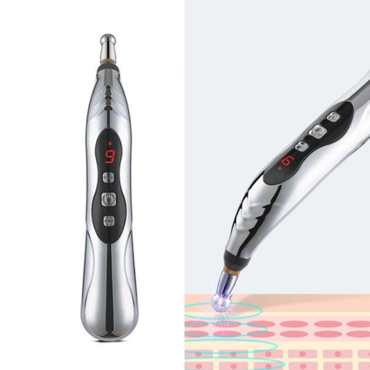 Circulating Energy Automatic Point Finding Meridian Pen Home Pain Electronic Acupuncture Pen Specifications： 3 Head Color Box (Charging Model) - Massage & Relaxation by buy2fix | Online Shopping UK | buy2fix