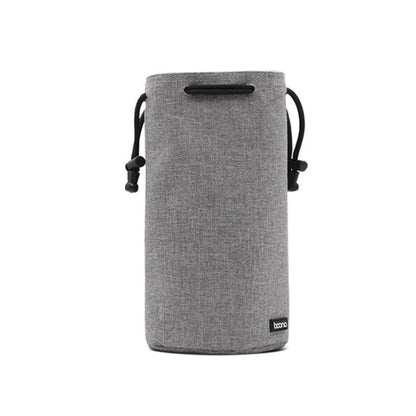 Benna Waterproof SLR Camera Lens Bag  Lens Protective Cover Pouch Bag, Color: Round Small(Gray) - Lens Bag by Benna | Online Shopping UK | buy2fix