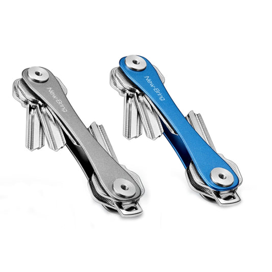 New Bring Mini Keychain Emergency Tool Multifunctional Portable Car Accessories Metal Key Storage Device(Blue Lengthening) by buy2fix