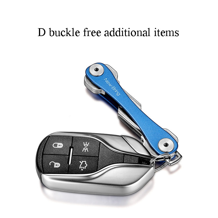 New Bring Mini Keychain Emergency Tool Multifunctional Portable Car Accessories Metal Key Storage Device(Gray Lengthening) by buy2fix