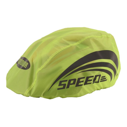 2 PCS Cycling Helmet Rain Cover Outdoor Reflective Safety Helmet Cover, Size: Free Size(Fluorescent Green (Style 1)) by buy2fix