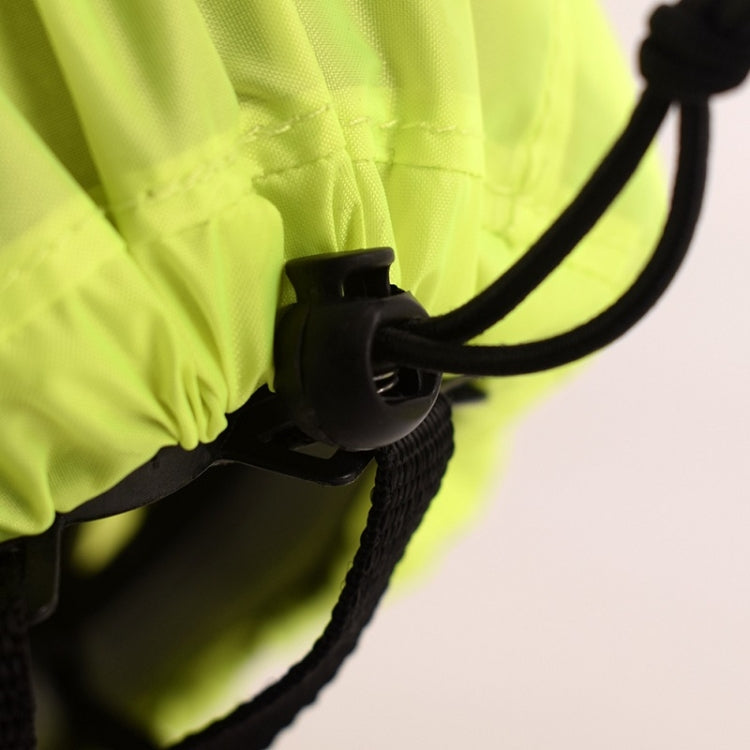 2 PCS Cycling Helmet Rain Cover Outdoor Reflective Safety Helmet Cover, Size: Free Size(Fluorescent Green (Style 1)) by buy2fix