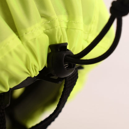 2 PCS Cycling Helmet Rain Cover Outdoor Reflective Safety Helmet Cover, Size: Free Size(Fluorescent Green (Style 1)) by buy2fix