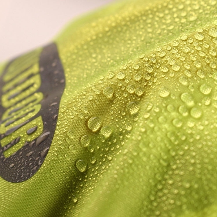 2 PCS Cycling Helmet Rain Cover Outdoor Reflective Safety Helmet Cover, Size: Free Size(Fluorescent Green (Style 1)) by buy2fix