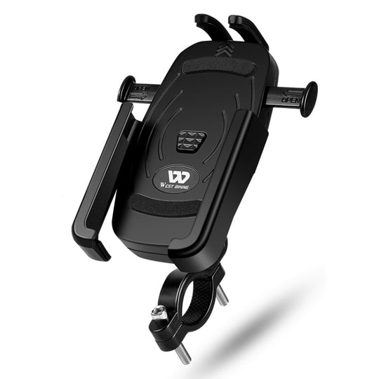 WEST BIKING – support de téléphone portable pour vélo, en aluminium, rotatif à 360 degrés, pour vélo électrique, scooter, moto, style : style guidon