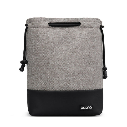 Baona Waterproof Micro SLR Camera Bag Protective Cover Drawstring Pouch Bag, Color: Large Gray - Soft Bag by Baona | Online Shopping UK | buy2fix